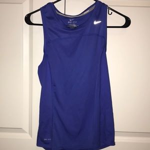 NIKE DRI FIT PURPLE RUNNING TANK !